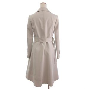 ケティ KETTY トレンチコート ロング丈 無地 アイボリー 1 ■FF レディース