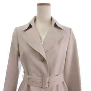 ケティ KETTY トレンチコート ロング丈 無地 アイボリー 1 ■FF レディース