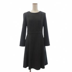 ケティ KETTY ワンピース 長袖 千鳥柄 グレー 1 ■FF 