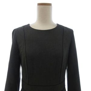 ケティ KETTY ワンピース 長袖 千鳥柄 グレー 1 ■FF 