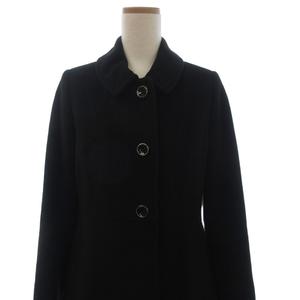 ケティ KETTY コート ミドル丈 ウール 黒 ブラック 1 ■FF レディース