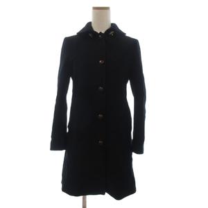 イエナ IENA メルトンショールカラーコート ミドル丈 08-020-900-1040-3-0 黒 ブラック 38 ■FF レディース