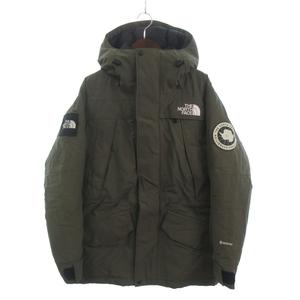 ザノースフェイス THE NORTH FACE アンタークティカパーカー ダウンジャケット ナイロン ジップアップ ロゴワッペン ND92032 緑 グリーン M ■GY35 メンズ