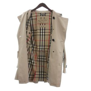 バーバリー BURBERRY KENSINGTON トレンチコート 長袖 裏地チェック柄 50 ベージュ メンズ