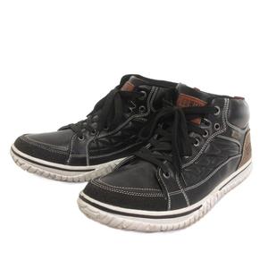 エドウィン EDWIN スニーカー ハイカット EDW-7819 黒 ブラック 26.5cm 靴 メンズ