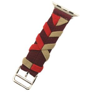 エルメス HERMES 美品 Apple Watch ブリドン ルージュH ベルト ベルトのみ 42mm 41mm 40mm 赤系 ボルドー  その他