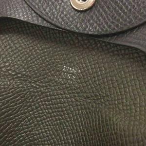 エルメス HERMES バスティア コインケース 小銭入れ 財布 レザー H041054CK 黒 ブラック ウォレット ☆AA★ メンズ