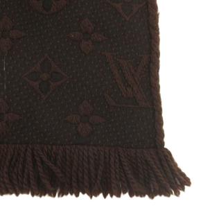 ルイヴィトン LOUIS VUITTON エシャルプ ロゴマニア マフラー モノグラム 413287 茶 ブラウン ☆AA★ レディース