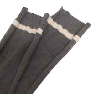 グッチ GUCCI ウール ニット マフラー GG ライン バイカラー グレー ■OOM メンズ レディース
