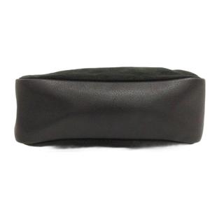 グッチ GUCCI ヴィンテージ オールド バンブー ハンドル ハンドバッグ スエード 000 3444 0580 黒 ブラック 鞄 レディース
