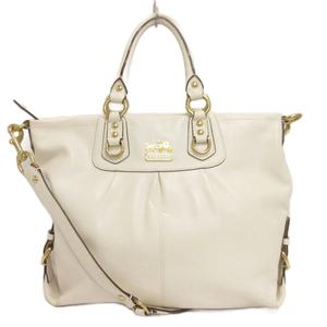 コーチ COACH マディソンレザージュリアン 2WAY ショルダーバッグ ハンド 12935 白 ホワイト レディース