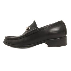 グッチ GUCCI ホースビット ローファー 1000255 レザー 35 黒 ブラック レディース