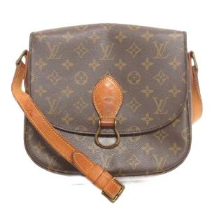 ルイヴィトン LOUIS VUITTON サンクルーGM モノグラム ショルダーバッグ 斜め掛け M51242 茶 ブラウン 鞄 ☆AA★ レディース