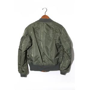 アルファ MA-1 リバーシブル フライトジャケット 短丈 M USA製 カーキ 90's ALPHA MA-1 フライトジャケット USA製 カーキ 短丈 - メルカリ