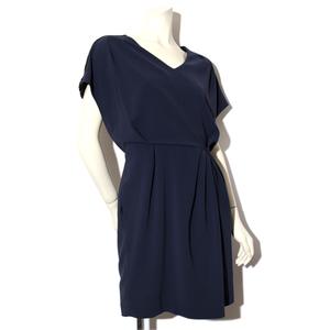 フリッカ Flicka Flicka フリッカ 切替 ドロップショルダー ワンピース パーティドレス 1 Navy ネイビー オールシーズン レディース 004 ベクトルパーク