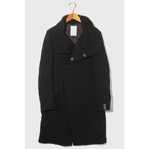 SHAREEF シャリーフ WOOL JQ WRAP COAT ウール ジャガード ラップ 