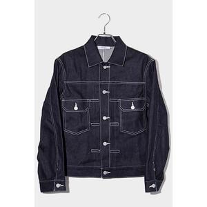 未使用品 BASICKS ベイシックス Heart Stitch Denim Jacket ハート 