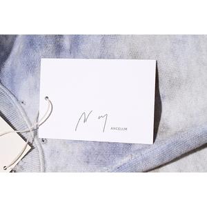 2024SS ANCELLM アンセルム SIZE:2 MARBLING SWEAT SHIRT マーブル 