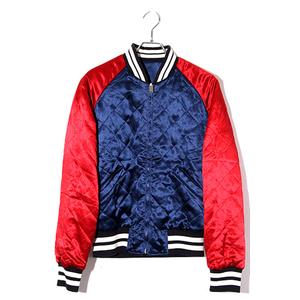 GUCCI グッチ SIZE:44 アームサイドロゴ サテンリバーシブルブルゾン 