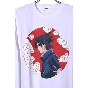 L 未使用品 2025SS F-LAGSTUF-F × NARUTO フラグスタフ SASUKE L/S TEE サスケ プリント ロングスリーブ 長袖Tシャツ WHITE ホワイト 25SS-FSxNARUTO-01 /■In2 メンズ