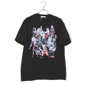 L 未使用品 2025SS F-LAGSTUF-F × NARUTO フラグスタフ ALL S/S TEE プリント 半袖Tシャツ BLACK ブラック 25SS-FSxNARUTO-04 /■In2 メンズ