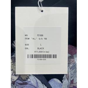L 未使用品 2025SS F-LAGSTUF-F × NARUTO フラグスタフ ALL S/S TEE プリント 半袖Tシャツ BLACK ブラック 25SS-FSxNARUTO-04 /■In2 メンズ