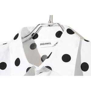 2025SS 未使用品 DIGAWEL ディガウェル S/S Shirt (generic) ① dot レギュラーカラー ドット 総柄 シャツ 1 WHITE ホワイト /● メンズ