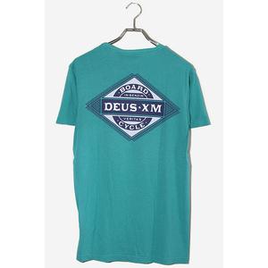 未使用品 DEUS EX MACHINA デウスエクスマキナ TOO WELL TEE プリント半袖Tシャツ カットソー S LAGOON グリーン DMP81056D/◆ メンズ