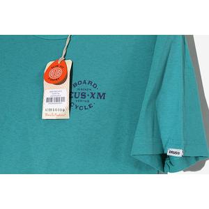 未使用品 DEUS EX MACHINA デウスエクスマキナ TOO WELL TEE プリント半袖Tシャツ カットソー S LAGOON グリーン DMP81056D/◆ メンズ