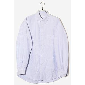 FREAKS STOREフリークスストア BIG OX BD SH  ストライプ ビッグ オックスフォード 長袖 ボタンダウンシャツ M BLUE WHITE ブルー ホワイト 213-1040 /◆ メンズ