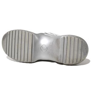 ルイヴィトン LOUIS VUITTON LOUIS VUITTON ルイヴィトン アークライトレースアップ 厚底 スニーカー シューズ 靴 38 1/2 WHITE Silver ホワイト シルバー /● レディース