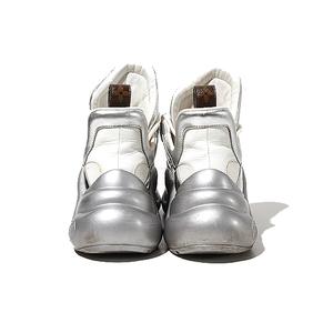 ルイヴィトン LOUIS VUITTON LOUIS VUITTON ルイヴィトン アークライトレースアップ 厚底 スニーカー シューズ 靴 38 1/2 WHITE Silver ホワイト シルバー /● レディース
