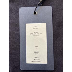 1 未使用品 nonnative ノンネイティブ DWELLER S/S TEE Burano ドウェラー Tシャツ カットソー NAVY ネイビー NN-T4601 /■In2 メンズ