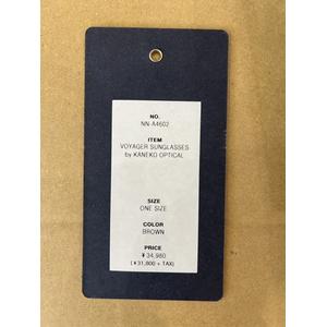 ONESIZE 未使用品 nonnative ノンネイティブ VOYAGER SUNGLASSES by KANEKO OPTICAL ボイジャー サングラス 金子眼鏡 ONESIZE BROWN ブラウン /■In2 メンズ