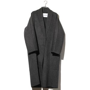 2023AW Deuxieme Classe ドゥーズィエム クラス AVA ADORE アヴァアドール Wool Coat ショールカラー ウールコート FREE 23020510001430 /◆ レディース