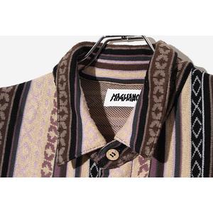 2023SS MAGLIANO マリアーノ ストライプ ニット シャツジャケット S