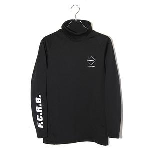 2023AW F.C.Real Bristol FCRB エフシーレアルブリストル UNDER LAYER HIGH NECK TOP アンダーレイヤー ハイネックトップ 長袖Tシャツ L BLACK ブラック FCRB-232050 /● メンズ