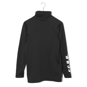2023AW F.C.Real Bristol FCRB エフシーレアルブリストル UNDER LAYER HIGH NECK TOP アンダーレイヤー ハイネックトップ 長袖Tシャツ L BLACK ブラック FCRB-232050 /● メンズ