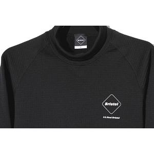 2023AW F.C.Real Bristol FCRB エフシーレアルブリストル UNDER LAYER HIGH NECK TOP アンダーレイヤー ハイネックトップ 長袖Tシャツ L BLACK ブラック FCRB-232050 /● メンズ