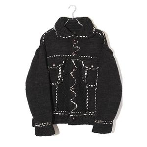 未使用品 2023AW KAPITAL キャピタル Wool Hand Knit Cowichan G Jean 