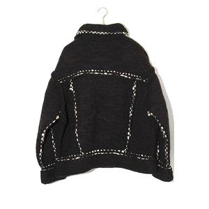 未使用品 2023AW KAPITAL キャピタル Wool Hand Knit Cowichan G Jean 