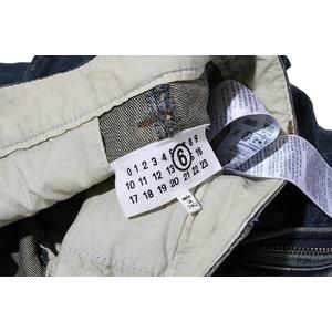 2024SS MM6 Maison Margiela エムエムシックス メゾンマルジェラ  ストレートレッグ ジーンズ デニムパンツ JEANS 46 INDOGO インディゴ H0KA0011 /● メンズ