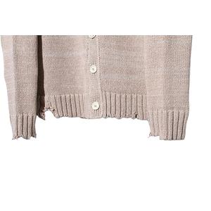 メゾンマルジェラ 10 Maison Margiela 10 2022AW Maison Margiela 10 メゾンマルジェラ デストロイ ダメージ加工 ニット カーディガン S BEIGE ベージュ S50GP0276 ルーマニア製 国内正規品 /● メンズ