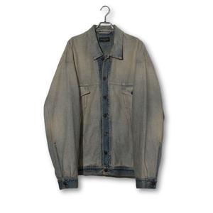 2024SS BALENCIAGA バレンシアガ インサイドアウト オーバーサイズ デニムジャケット 3 INDIGO インディゴ VD01 773610 /●	 メンズ レディース