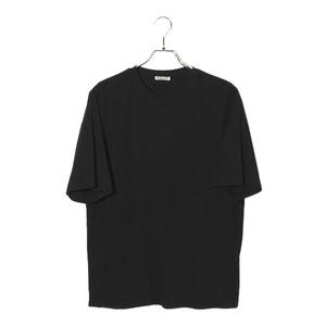AURALEE オーラリー HARD TWIST AMUNZEN DOUBLE CLOTH TEE 半袖 ニット カットソー 3 BLACK ブラック A20ST01KN /● メンズ