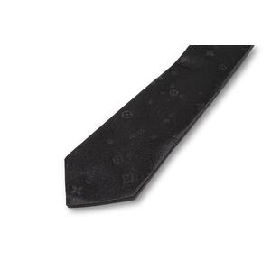 LOUIS VUITTON ルイヴィトン ネクタイ･LV スターリーナイト 7CM BLACK ブラック M79089 イタリア製 /● メンズ