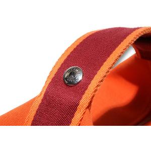 HERMES エルメス バス用ポーチ スモール トワル ブリッド ア ブラック ケース バニティバッグ GM シルバー金具 オランジュ・フー H104223M 05 フランス製 /● メンズ レディース