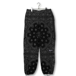 2026SS Supreme シュプリーム Reflective Bandana Track Pant リフレクティブ バンダナ トラックパンツ L BLACK ブラック /● メンズ