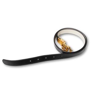 GUCCI グッチ GGエンブレム リバーシブル スリムベルト ブラック / オフホワイト 659418 0YATC 1089 /● ☆ レディース