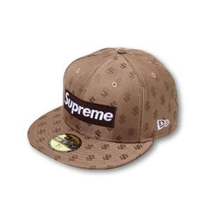58.7cm 2018SS SUPREME シュプリーム Monogram Box Logo NewEra モノグラム ボックスロゴ ニューエラ キャップ 帽子 7 3/8 BROWN ブラウン /● メンズ